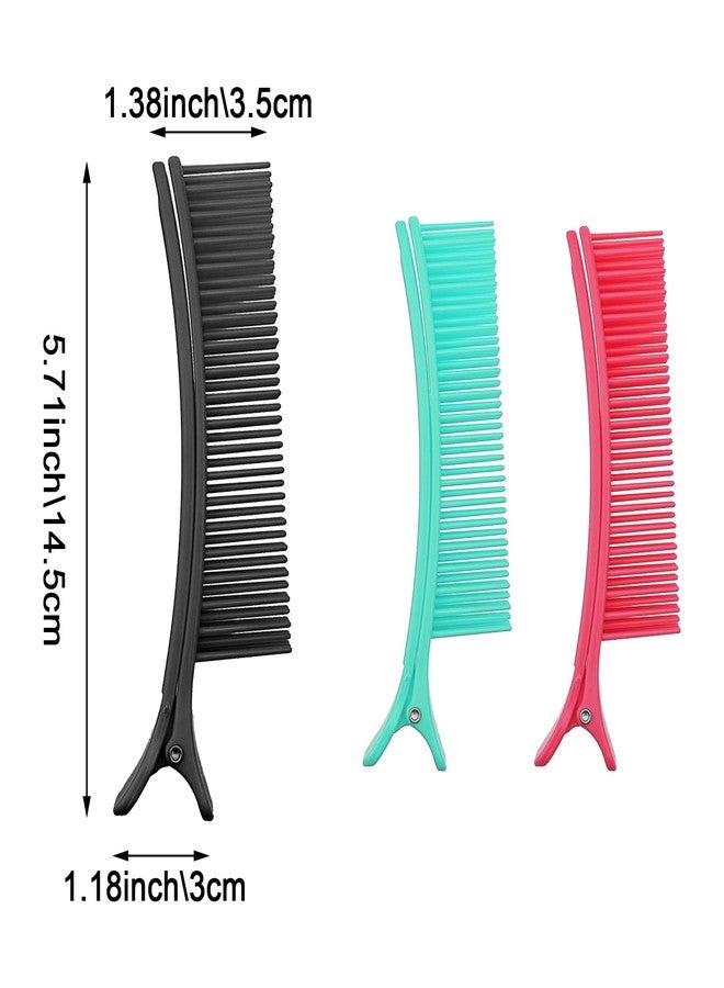 Capiant 6 PACK Grip Alligator Clips for Hair Sectioning, Styling, Haircuts, Coloring, and DIY Accessories - Image 2